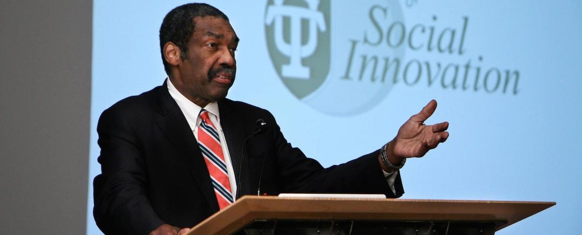 NewDay speaker Bill Strickland, President & CEO of Manchester Bidwell Corporation NewDay speaker Bill Strickland, President & CEO of Manchester Bidwell Corporation