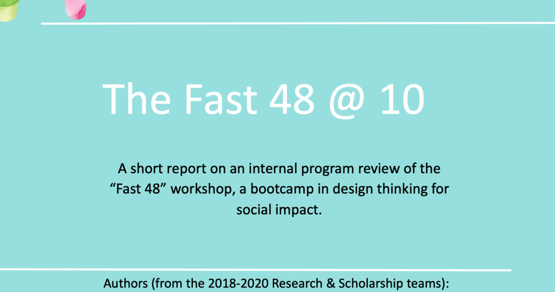 Fast 48 @ 10” Visual-rich Report Ready For Viewing