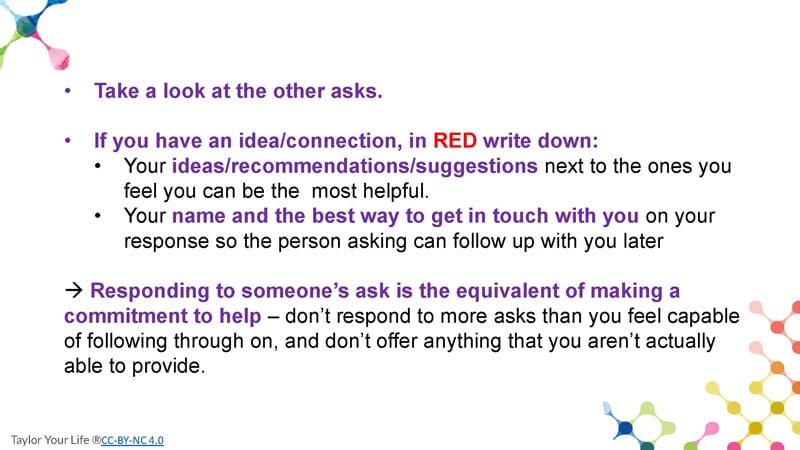 Google doc activity explanation: Share a statement of need