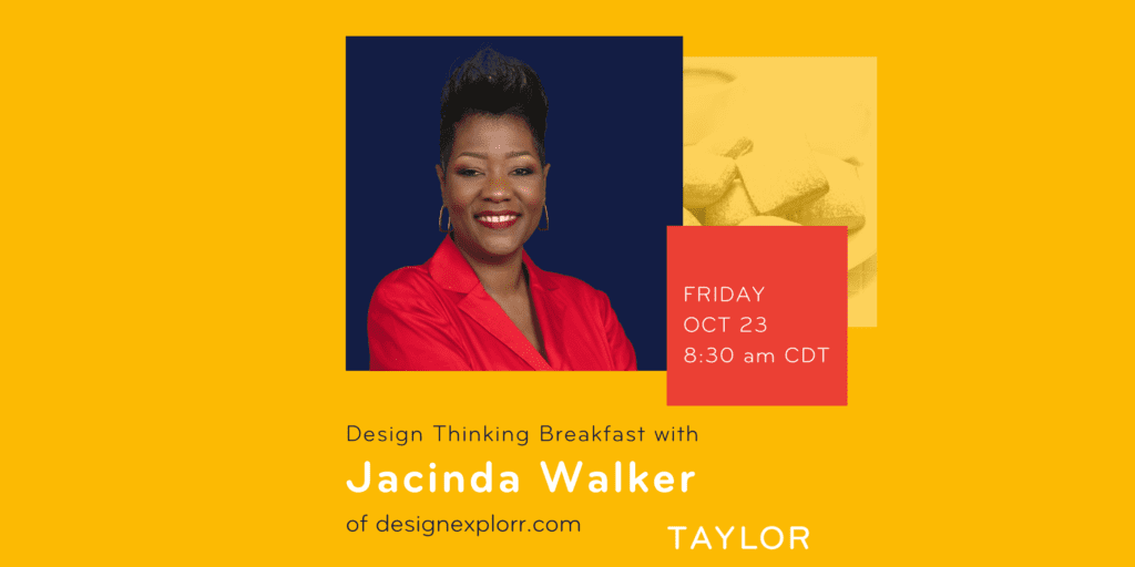 Design Thinking Breakfast October 2020: Jacinda Walker