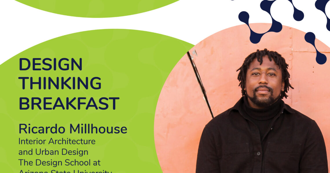 A Photo Of Ricardo Millhouse, The Facilitator Of The April 2023 Design Thinking Breakfast At The Taylor Center Friday April 28, 2023